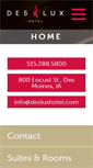 Mobile Screenshot of desluxhotel.com